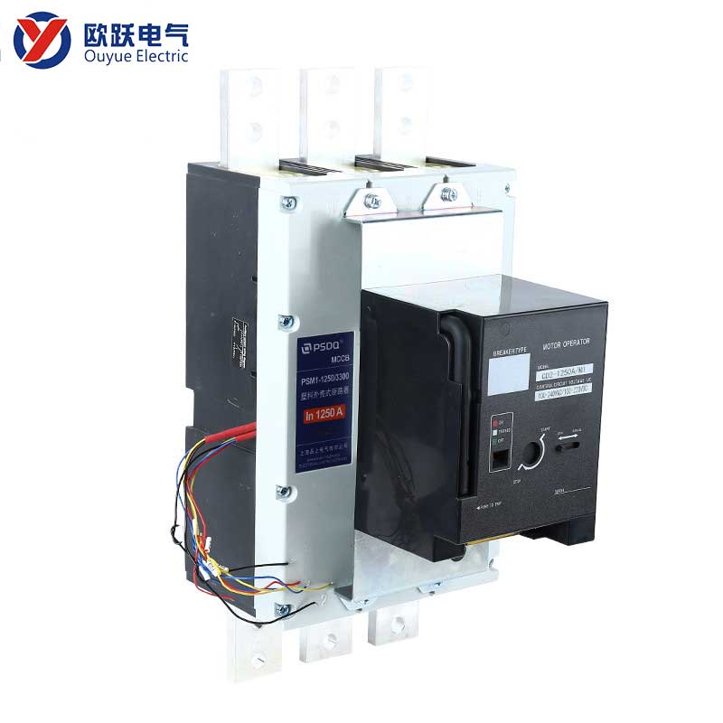 1250A 3P MCCB s elektrickým pohonem